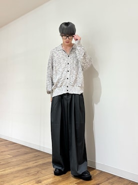 「アイテム（カーディガン/ボレロ）」を使った、りゅーとさん（メンズ・172cm）の夏コーディネート