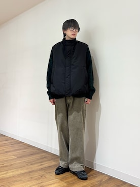 「SENSEOFPLACE」｜「アイテム（ジャケット/アウター）」を使った、りゅーとさん（メンズ・172cm）の冬コーディネート