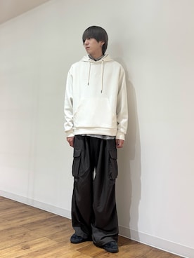 「SENSE OF PLACE by URBAN RESEARCH（センスオブプレイスバイアーバンリサーチ）のアイテム（パーカー）」を使った、りゅーとさん（メンズ・172cm）の秋コーディネート