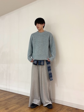「アーバンリサーチ」｜「アイテム（スウェットパンツ）」を使った、りゅーとさん（メンズ・172cm）の秋コーディネート