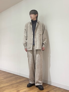 「秋のシャツ着こなし術」｜りゅーとさん（メンズ・172cm）の秋コーディネート