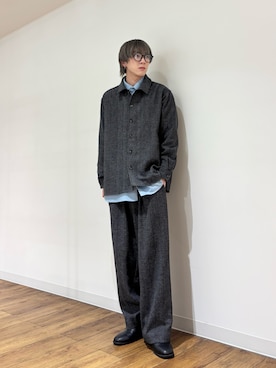 「アイテム（ブーツ）」を使った、りゅーとさん（メンズ・172cm）の冬コーディネート