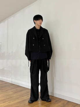 「アイテム（セットアップ）」を使った、りゅーとさん（メンズ・172cm）の秋コーディネート