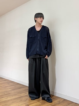 「アイテム（カーディガン/ボレロ）」を使った、りゅーとさん（メンズ・172cm）の夏コーディネート