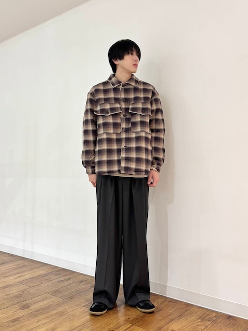 セール】オンブレーチェックボアジャケット（その他アウター）｜SENSE