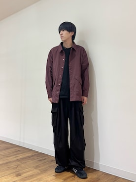「アイテム（ナイロンジャケット）」を使った、りゅーとさん（メンズ・172cm）の秋コーディネート