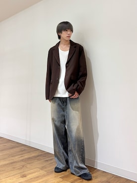 「アイテム（その他アウター）」を使った、りゅーとさん（メンズ・172cm）の秋コーディネート