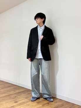 「SENSE OF PLACE by URBAN RESEARCH（センスオブプレイスバイアーバンリサーチ）のアイテム（ジャケット/アウター）」を使った、りゅーとさん（メンズ・172cm）の春コーディネート