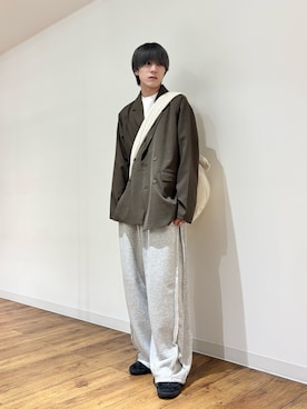 「アイテム（テーラードジャケット）」を使った、りゅーとさん（メンズ・172cm）の秋コーディネート