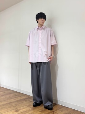 「アイテム（シャツ/ブラウス）」を使った、りゅーとさん（メンズ・172cm）の夏コーディネート