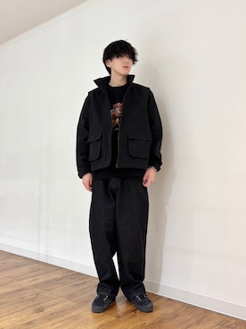「アーバンリサーチ」｜「アイテム（ブルゾン）」を使った、りゅーとさん（メンズ・172cm）の春コーディネート