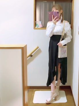 「アイテム（ピアス（両耳用））」を使った、mami太郎さん（レディース・162cm）の秋コーディネート