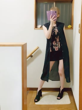 「CHRISTIAN DADA（クリスチャンダダ）のアイテム」を使った、mami太郎さん（レディース・162cm）の夏コーディネート