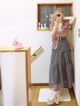 「JILL by JILL STUART（ジルバイジルスチュアート）のアイテム」を使った、mami太郎さん（レディース・162cm）の夏コーディネート