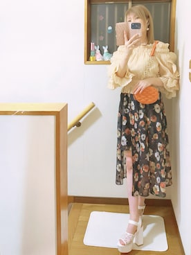 「LILY BROWN（リリーブラウン）のアイテム」を使った、mami太郎さん（レディース・162cm）の夏コーディネート