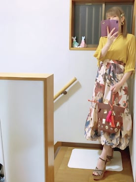 「アイテム（ピアス（両耳用））」を使った、mami太郎さん（レディース・162cm）の夏コーディネート