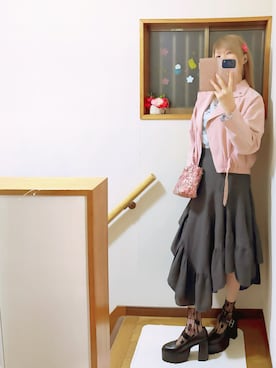 mami太郎さん（レディース・162cm）の春コーディネート