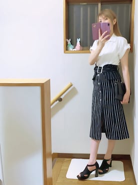 「しまむら（シマムラ）のアイテム」を使った、mami太郎さん（レディース・162cm）の夏コーディネート