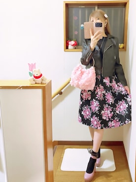 「EATME（イートミー）のアイテム」を使った、mami太郎さん（レディース・162cm）の春コーディネート