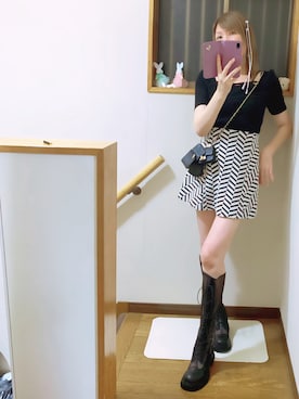「アイテム（ピアス（両耳用））」を使った、mami太郎さん（レディース・162cm）の夏コーディネート