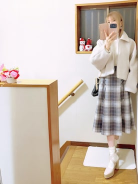 「アイテム（その他）」を使った、mami太郎さん（レディース・162cm）の冬コーディネート