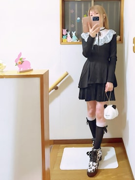 「SNIDEL（スナイデル）のアイテム」を使った、mami太郎さん（レディース・162cm）の秋コーディネート