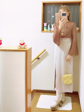 「YOSUKE（ヨースケ）のアイテム」を使った、mami太郎さん（レディース・162cm）の春コーディネート
