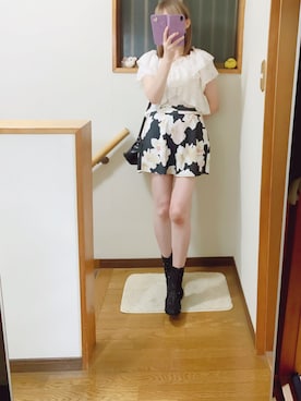 「ISOOK（アイスー）のアイテム（バッグ）」を使った、mami太郎さん（レディース・162cm）の夏コーディネート