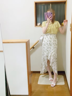 「DRESKIP（ドレスキップ）のアイテム」を使った、mami太郎さん（レディース・162cm）の夏コーディネート