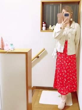 「アイテム（ピアス（両耳用））」を使った、mami太郎さん（レディース・162cm）の秋コーディネート