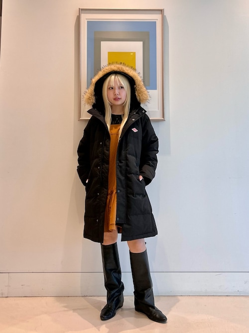 ダントンダウンジャケットコートS DANTONダントン　ダウン　フードジャケット DANTON/FAKE FUR HOODED DOWN JACKET｜Daytona Park(FREAK'S STORE公式