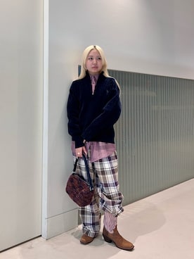 「Ray BEAMS（レイビームス）のアイテム」を使った、haruさん（骨格ウェーブ・レディース・152cm）の秋コーディネート