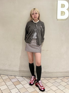 「Ray BEAMS（レイビームス）のアイテム」を使った、haruさん（レディース・152cm）の秋コーディネート