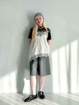 「Ray BEAMS（レイビームス）のアイテム（帽子）」を使った、haruさん（レディース・152cm）の春コーディネート