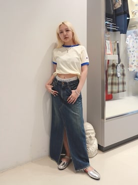 「Ray BEAMS（レイビームス）のアイテム」を使った、haruさん（骨格ウェーブ・レディース・152cm）の春コーディネート