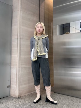 「Ray BEAMS（レイビームス）のアイテム」を使った、haruさん（骨格ウェーブ・レディース・152cm）の秋コーディネート