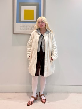 「Ray BEAMS（レイビームス）のアイテム」を使った、haruさん（レディース・152cm）の冬コーディネート