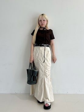 「beej（ビージ）のアイテム」を使った、haruさん（レディース・152cm）の春コーディネート