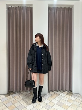 たけなかさん（レディース・157cm）の冬コーディネート