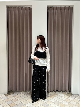 「mystic（ミスティック）のアイテム（トートバッグ）」を使った、たけなかさん（レディース・157cm）の春コーディネート