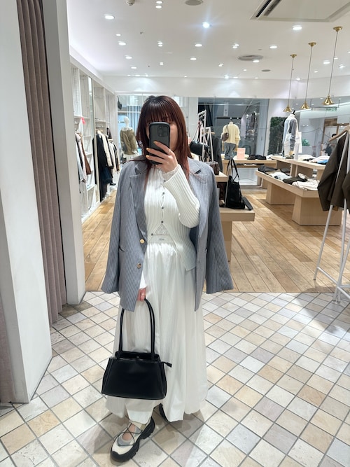 ストライプテーラードジャケット（テーラードジャケット）｜mystic