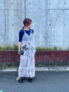 「LA BELLE ETUDE（ラベルエチュード）のアイテム（キャミソール）」を使った、おかまきさん（レディース・155cm）の秋コーディネート