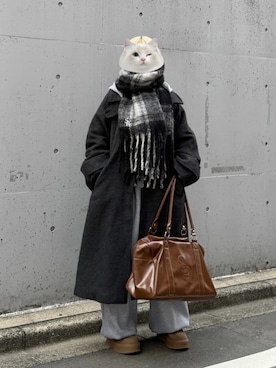 「17HR（セブンティーンアワーズ）のアイテム」を使った、０１７さん（レディース・159cm）の冬コーディネート