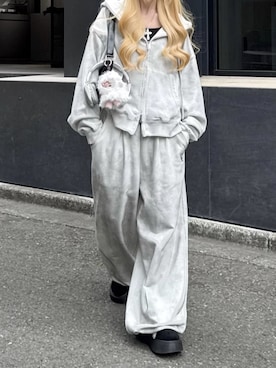 「17HR（セブンティーンアワーズ）のアイテム」を使った、０１７さん（レディース・159cm）の冬コーディネート