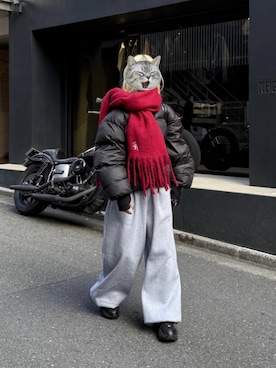 「アイテム（スウェットパンツ）」を使った、０１７さん（レディース・159cm）の秋コーディネート