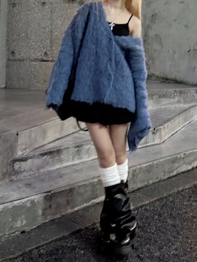 「17HR（セブンティーンアワーズ）のアイテム」を使った、０１７さん（レディース・159cm）の冬コーディネート