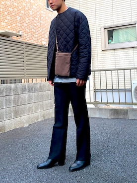 「BEAUTY&YOUTH UNITED ARROWS（ビューティーアンドユースユナイテッドアローズ）のアイテム（その他アウター）」を使った、yasu【相互】さん（メンズ・175cm）の冬コーディネート