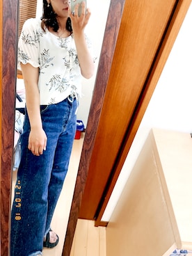 「キャップ女子」｜ayaneさん（レディース・163cm）の夏コーディネート