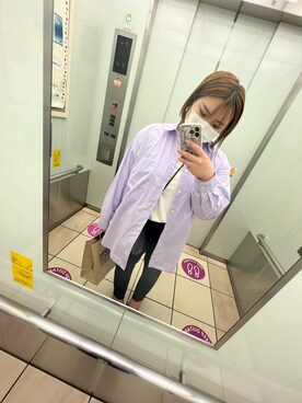 「GUコーデ」｜「アイテム（PC・スマホグッズ/家電）」を使った、rukiさん（レディース・161cm）の冬コーディネート