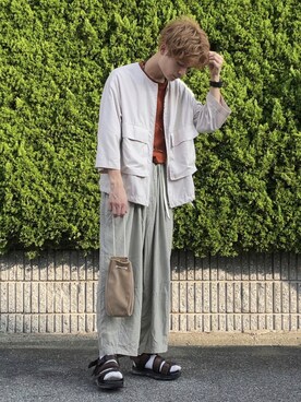 間井谷　勇生【大阪美容師】さん（メンズ・169cm）の夏コーディネート